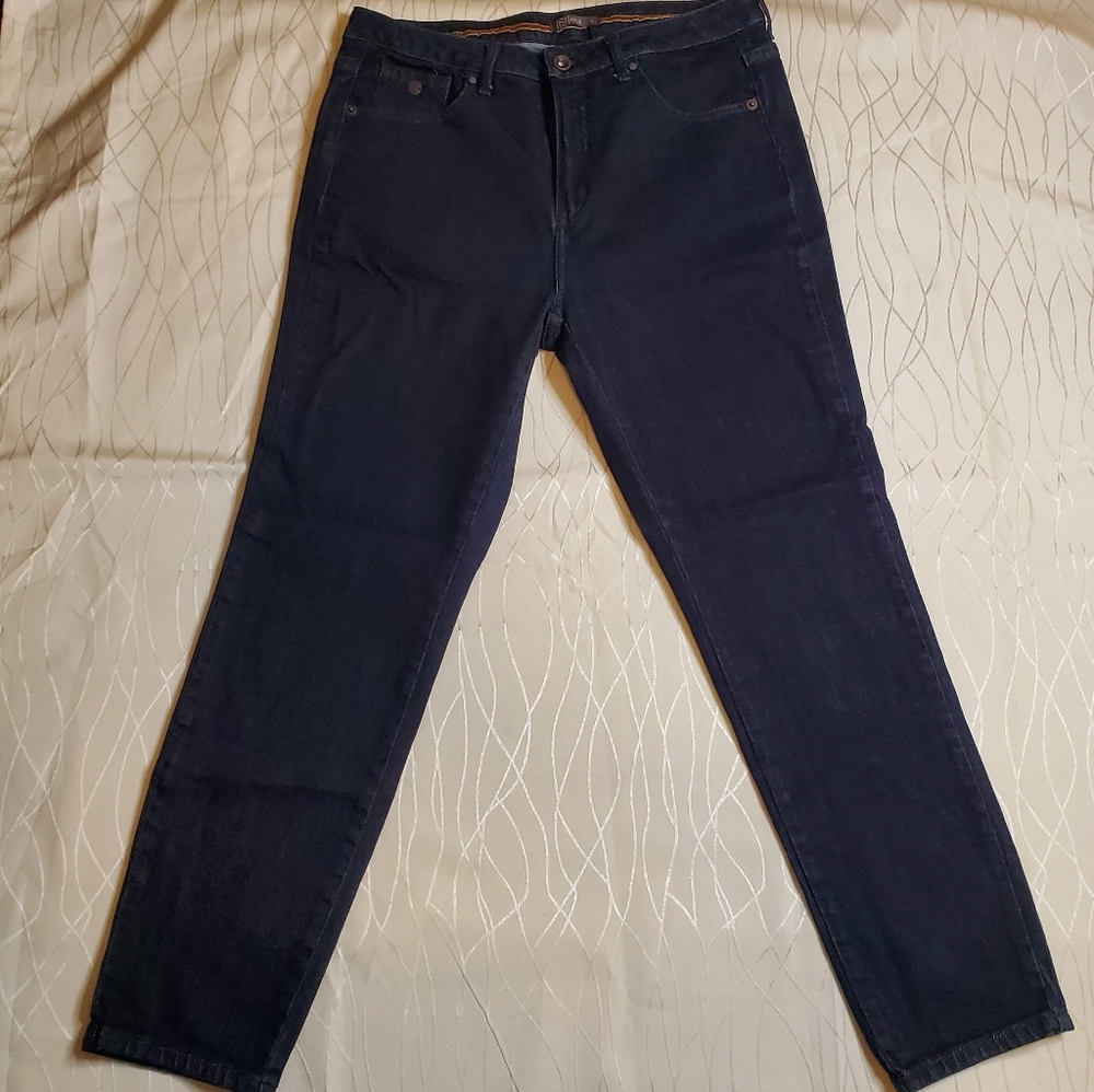 Nile Original Slim Leg Jeans Dark Wash Size Large